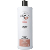 Nioxin System 3 szampon do włosów farbowanych, oczyszczający 1000ml