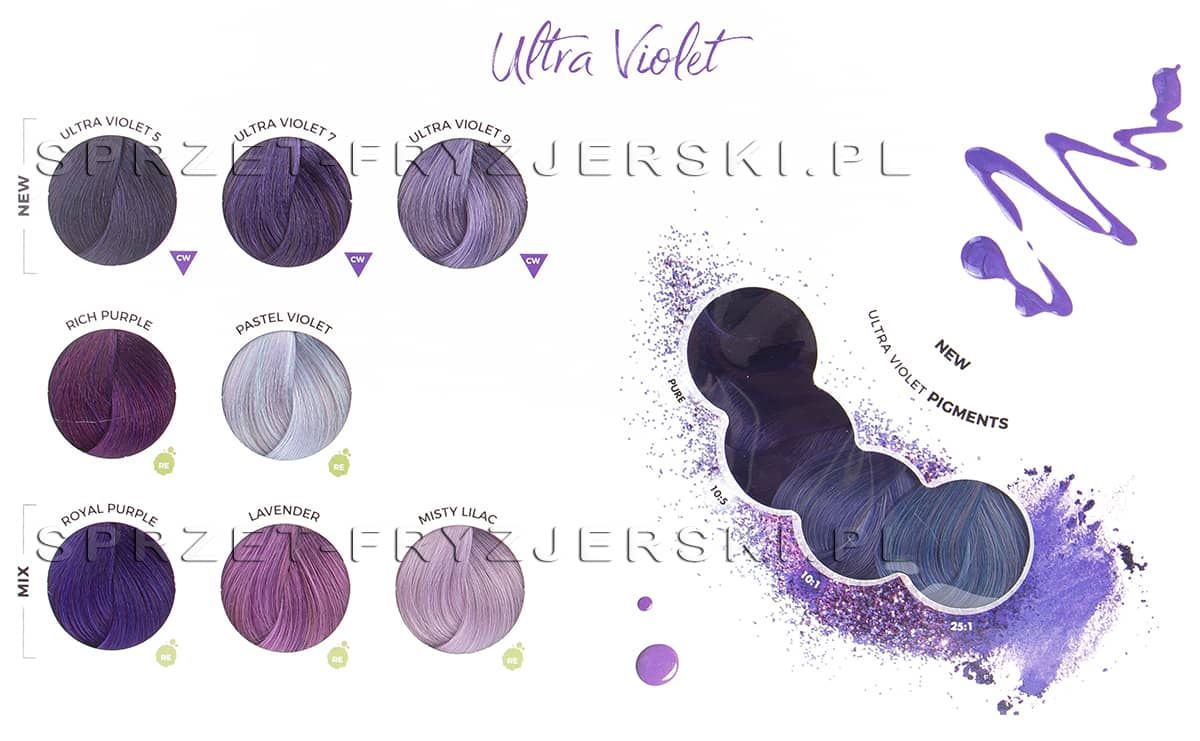 paleta farb revolution ultra violet
