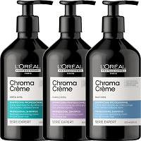 Loreal Chroma Creme Ash / Matte / Purple Szampon neutralizujący ciepłe refleksy włosów 500ml