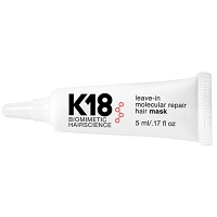 K18 Leave-In Molecular Repair Hair Mask, maska naprawcza 5ml