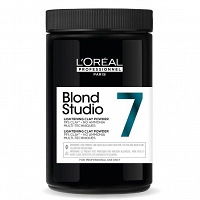 Loreal Blond Studio 7 Clay Powder, puder rozjaśniający do włosów, bez amoniaku 500g