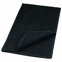 Efalock czarny ręcznik frotte 50x90cm