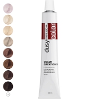 Dusy Professional Color Creations Krem koloryzujący do włosów z proteinami jedwabiu 100ml