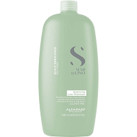 Alfaparf Semi Di Lino Scalp Rebalance Oil Skin Szampon oczyszczający nadmiar sebum do skóry głowy i włosów 1000ml