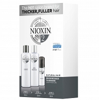 Nioxin System 2 zestaw szampon 150ml, odżywka 150ml, kuracja 50ml