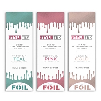 Styletek Coloring Sheets XL, folia do koloryzacji włosów i balejażu, różne kolory 200szt.