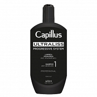 Capillus Ultraliss Progressive System Nanoplastia - krok 1, szampon oczyszczający włosy 400ml