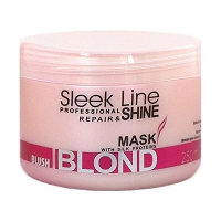 Stapiz Sleek Line Blond Blush maska do włosów blond z różowym barwnikiem 250ml