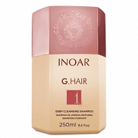 Inoar G.Hair Szampon do kuracji keratynowej dla włosów niesfornych i trudnych 250ml