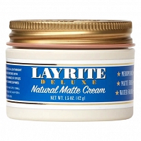 Layrite Natural Matt Cream Lekki Krem modelujący o średnim utrwaleniu do włosów 42g
