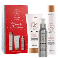 Kemon Actyva Disciplina Anti-frizz, zestaw świąteczny szampon 250ml + maska 200ml + krem 125ml