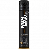 Nishman Hair Spray Ultra Hold bardzo mocny lakier do włosów 400ml