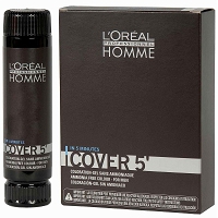 Loreal Homme Cover 5 farba do włosów, żel do koloryzacji włosów dla mężczyzn 50ml