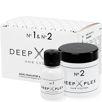 Stapiz Deep Plex No.1 & No.2 Kuracja odbudowująca do włosów 15ml+60ml