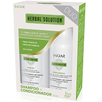 INOAR Herbal Solution szampon + odżywka 2x250ml