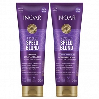 INOAR Speed Blond szampon + odżywka do włosów blond 2x240ml