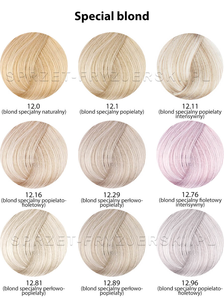 Dusy Professional Color Creations Farba do włosów z proteinami jedwabiu - kolekcja blondy specjalne