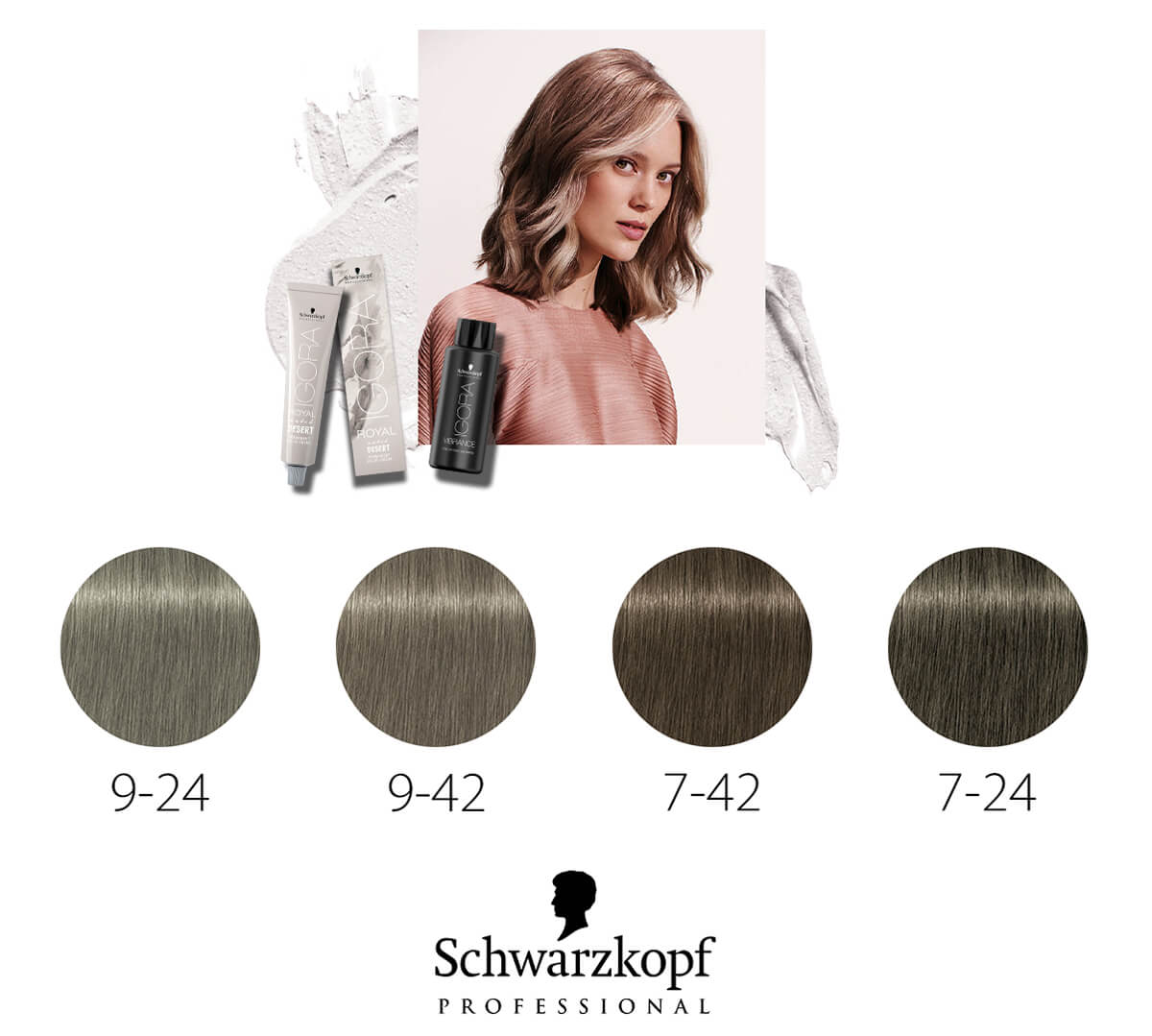 Paleta Schwarzkopf Vibrance Muted Desert - 4 odcienie
